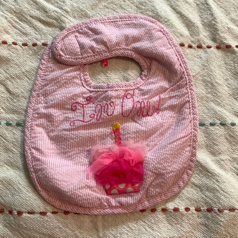 Mud pie I’m one birthday bib